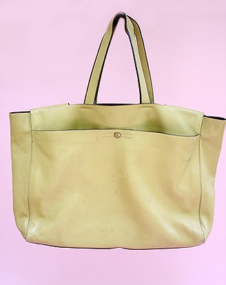 90S PRADA  LEATHER WHEAT TOTE